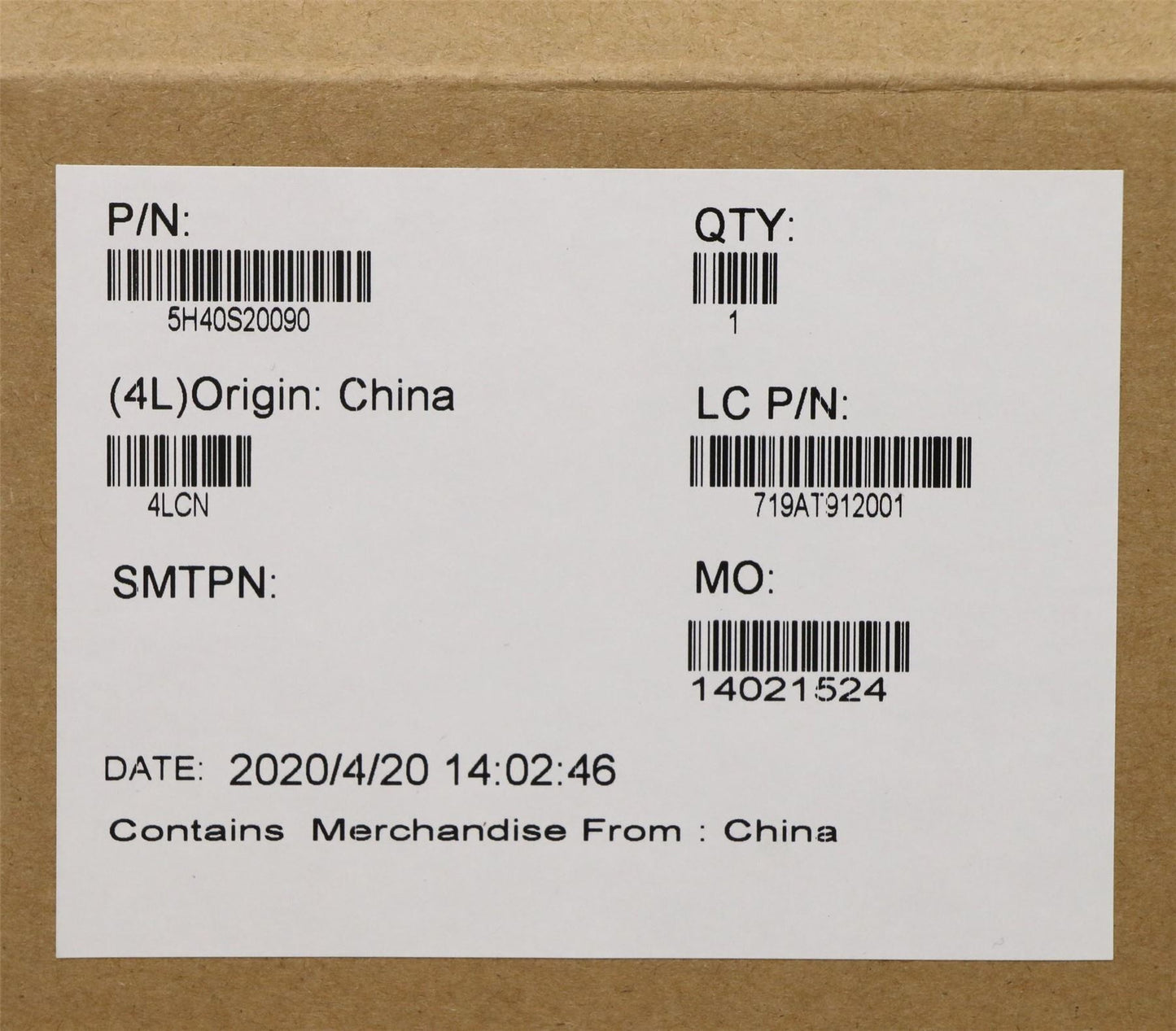 Lenovo 5H40S20090 HEATSINK Heatsink L 82AU AVC