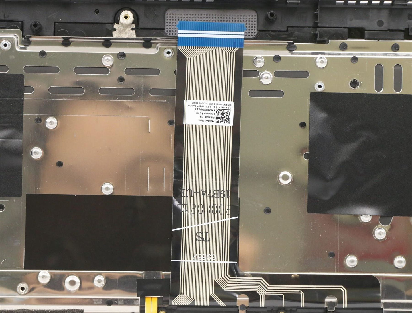 Lenovo Yoga 7-15ITL05 Palmrest Touchpad Cover Keyboard French Grey 5CB1B10116