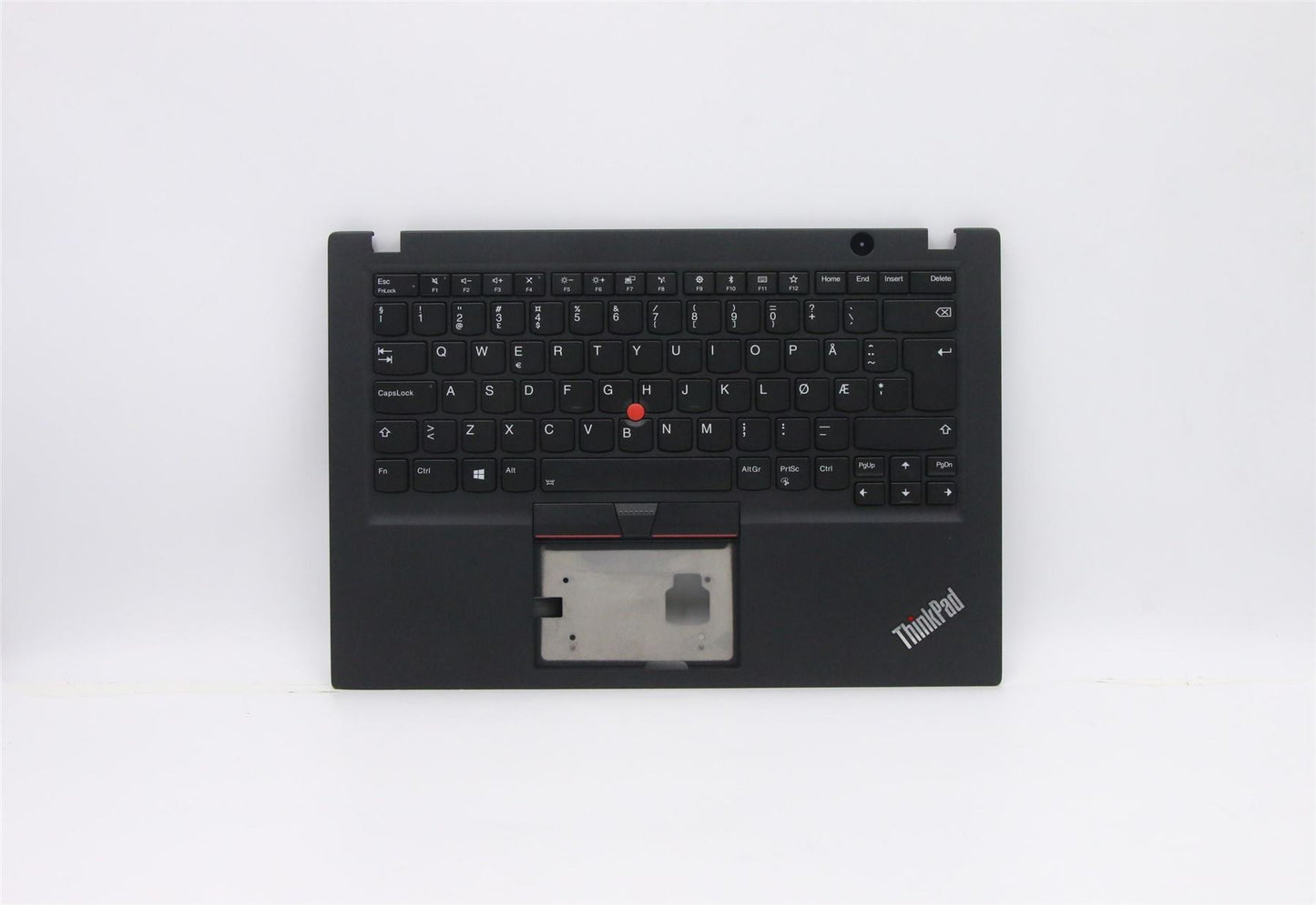 Lenovo ThinkPad T495s Keyboard Palmrest Top Cover Nordic Black 5M11A08742