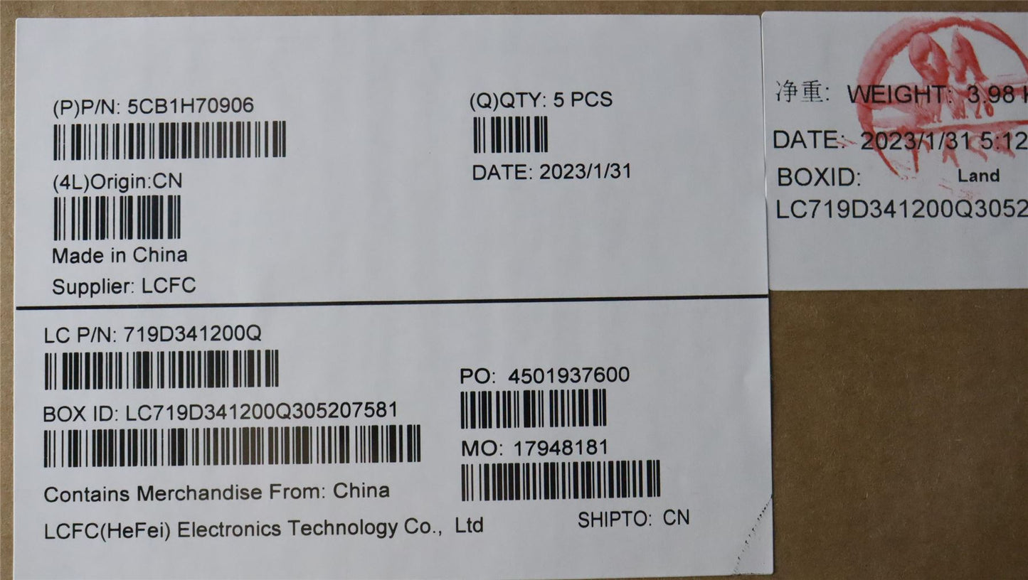 Lenovo 5 16ARH7H Palmrest Cover Touchpad Keyboard French Arabic 5CB1H70906