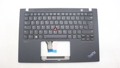 Lenovo ThinkPad T14s Gen 2 Keyboard Palmrest Top Cover German Black 5M11F24580