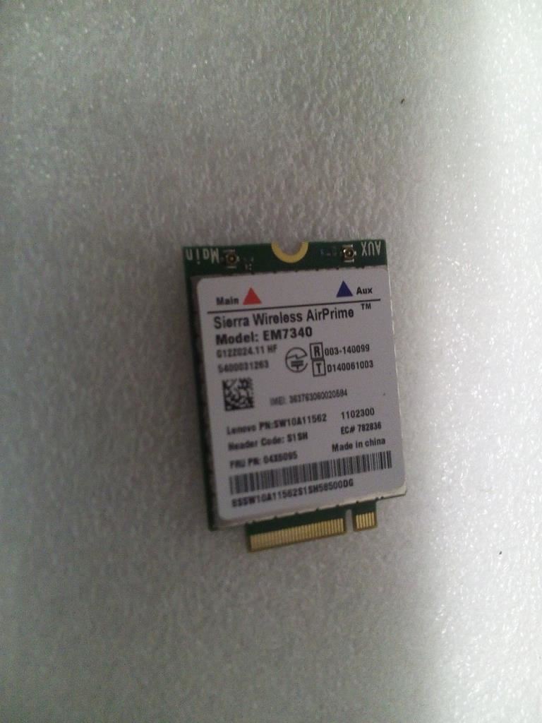 Lenovo Wireless,WAN,SIE,EM7340Unloc Board 04X6095