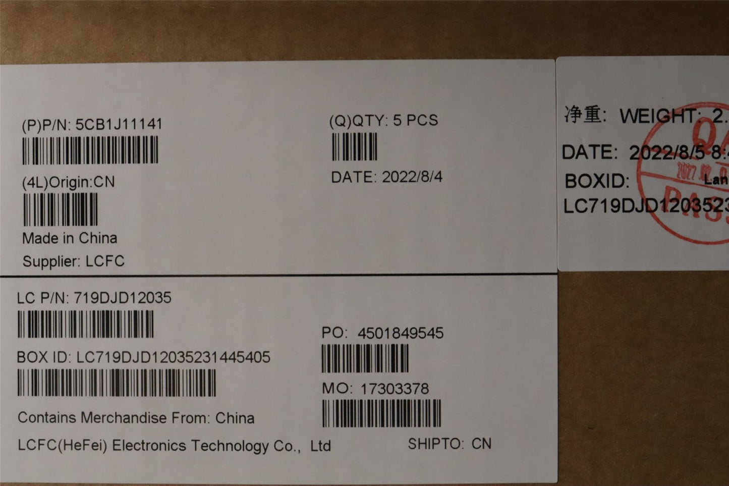Lenovo Yoga 7 14ARB7 Palmrest Cover Touchpad Keyboard Storm Grey 5CB1J11141