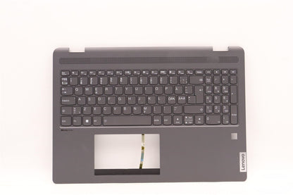 Lenovo IdeaPad 5 16ALC7 Keyboard Palmrest Top Cover Nordic Slate Grey 5CB1H80095