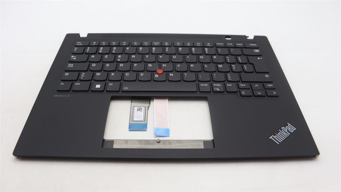 Lenovo ThinkPad T14s Gen 4 Keyboard Palmrest Top Cover Belgian Black 5M11J05854