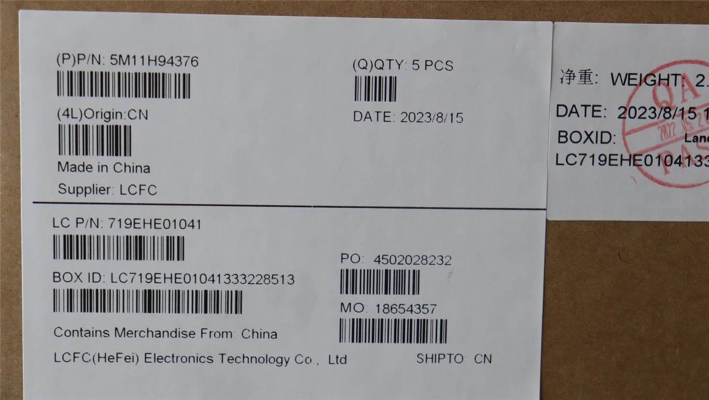 Lenovo ThinkPad X13 Gen 4 Keyboard Palmrest Top Cover Danish Black 5M11H94376