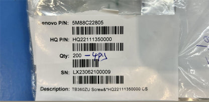 Lenovo TB360ZU Screw&*HQ22111350000 CS 5M88C22805