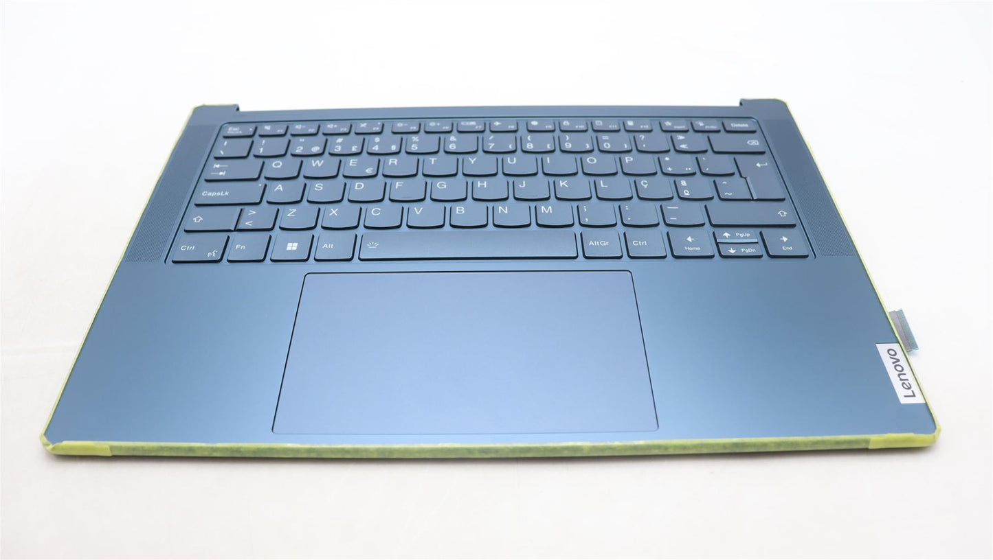 Lenovo Yoga 7 14APU8 Palmrest Cover Touchpad Keyboard Portuguese 5CB1L80579