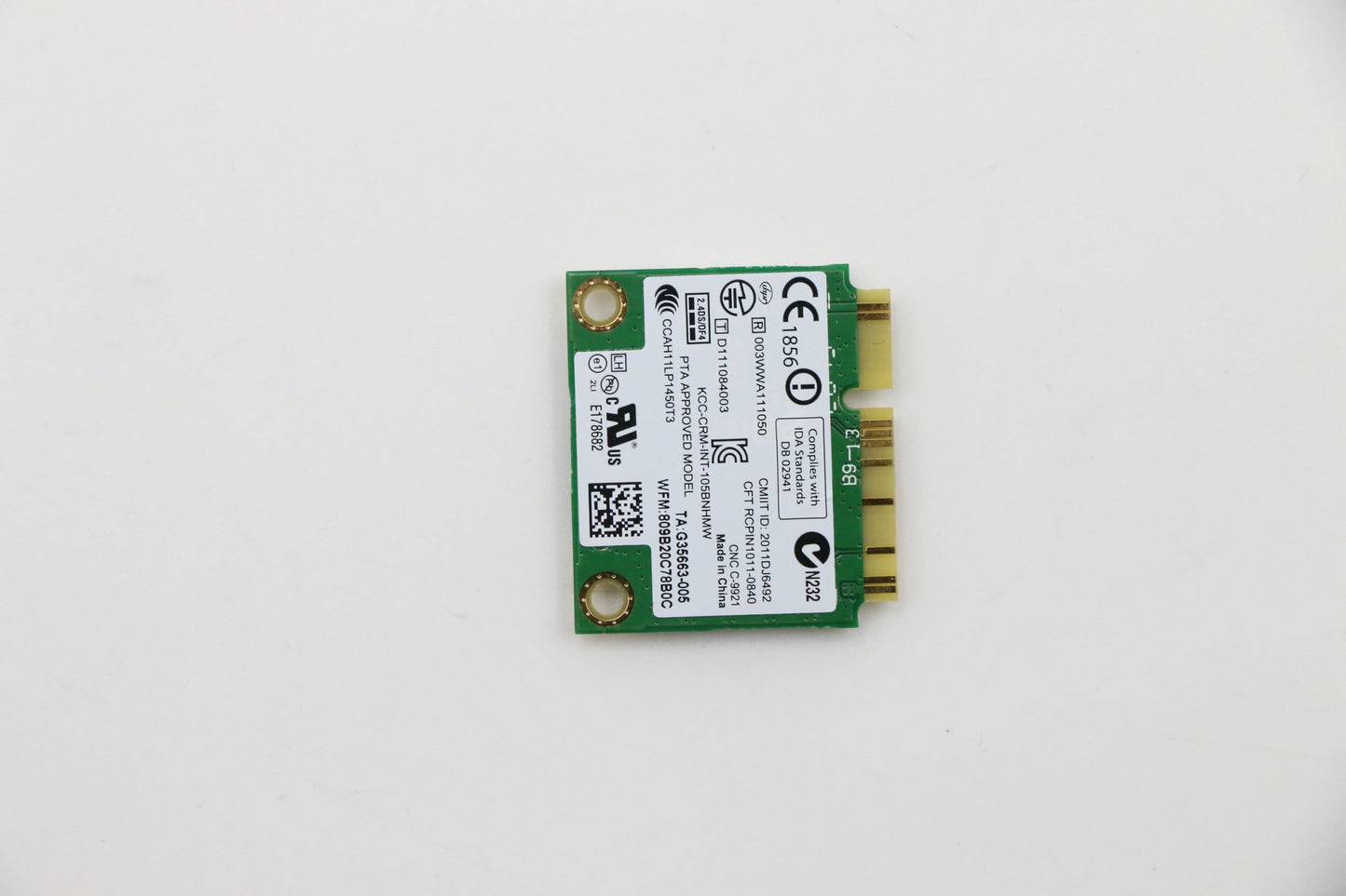 Lenovo Canyon Peak Card WiFi WLAN Intel Board 11200583