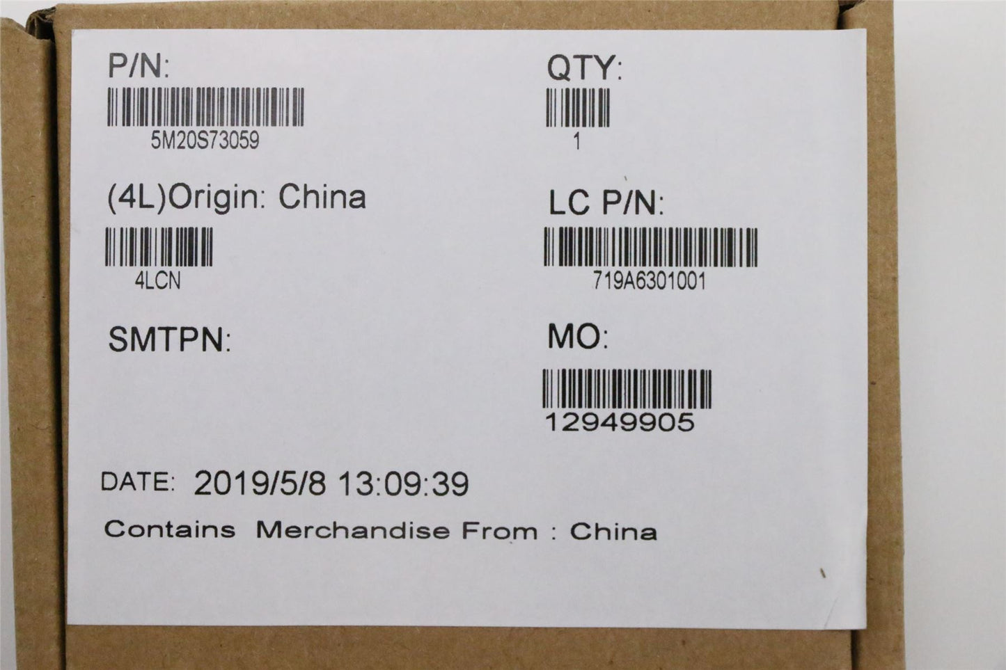Lenovo MECHANICAL FRU STD_IRCAMERA_AL_FOIL_ASSY 5M20S73059