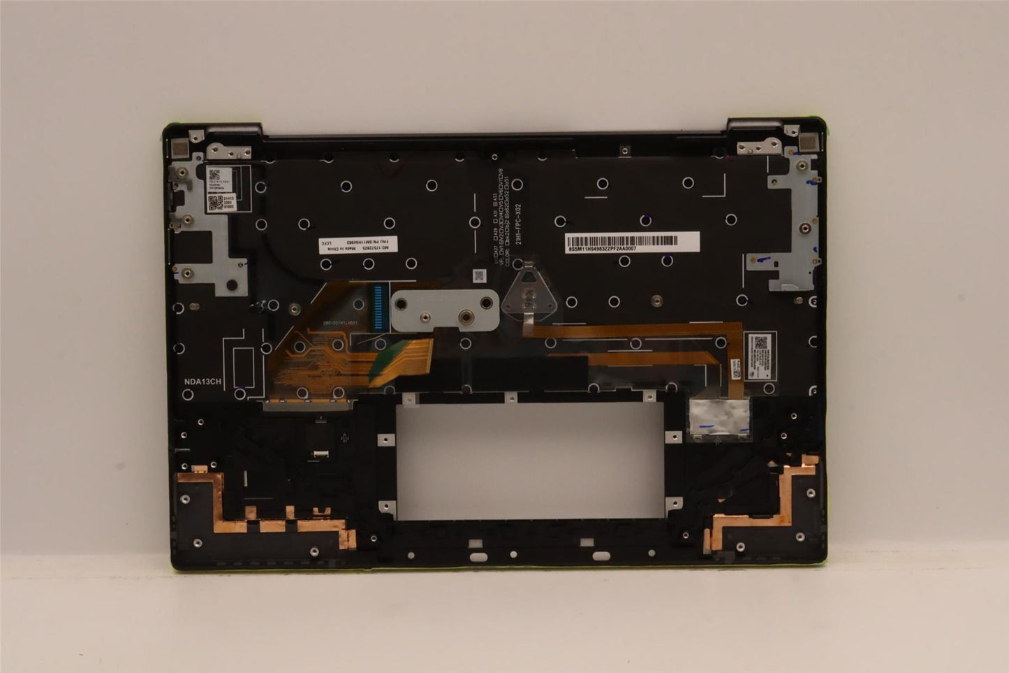 Lenovo ThinkPad Z13 Gen 1 Keyboard Palmrest Top Cover Russian Black 5M11H94983