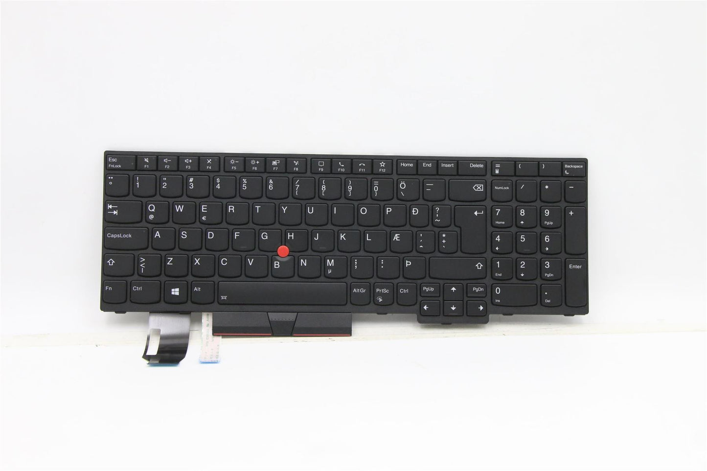 Lenovo ThinkPad P15s 1 P15s 2 T15 2 T15 Keyboard Icelandic Black 5N20V78922