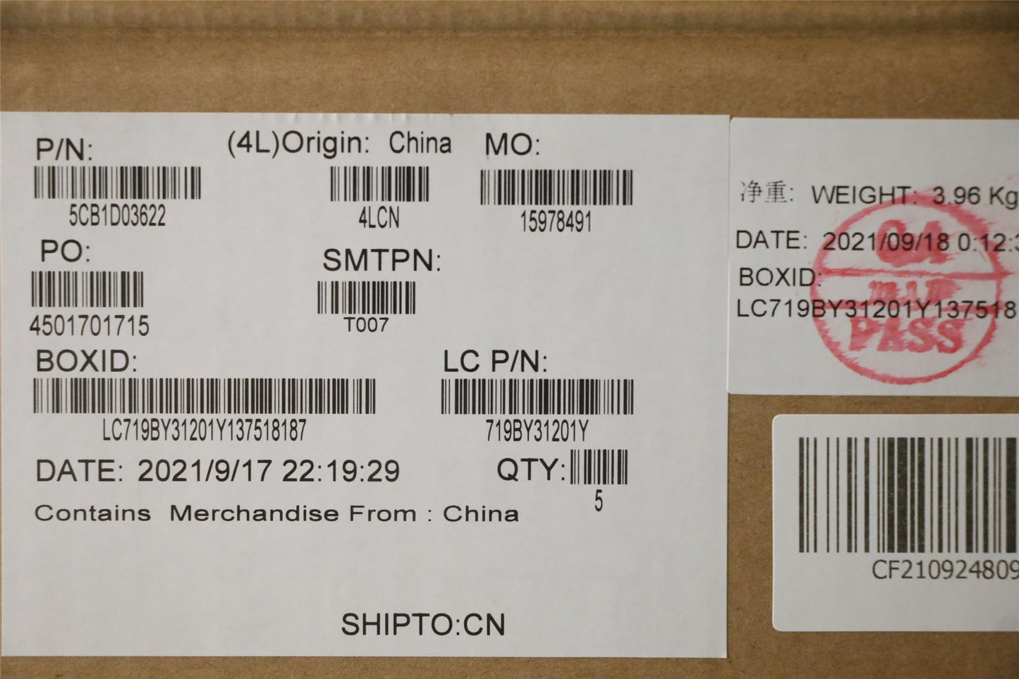 Lenovo IdeaPad 3-15ARE05 3-15IIL05 Keyboard Palmrest Top Cover Grey 5CB1D03622