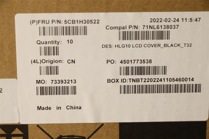 Lenovo IdeaPad 3 15IAH7 3 15ARH7 LCD Cover Rear Back Housing Black 5CB1H30522