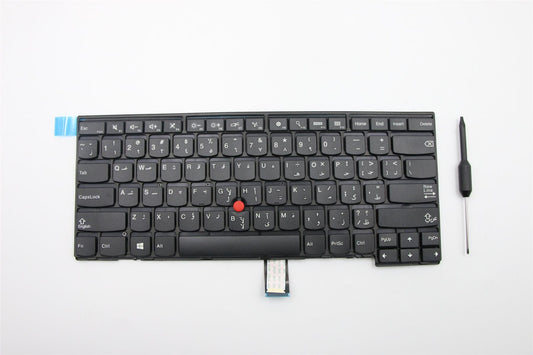 Genuine Lenovo ThinkPad Edge E440 E431 Keyboard Arabic Black 04Y2731