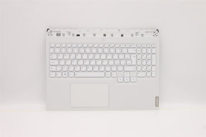 Lenovo Legion 5 16ITH6H Palmrest Cover Touchpad Keyboard White 5CB1D05422