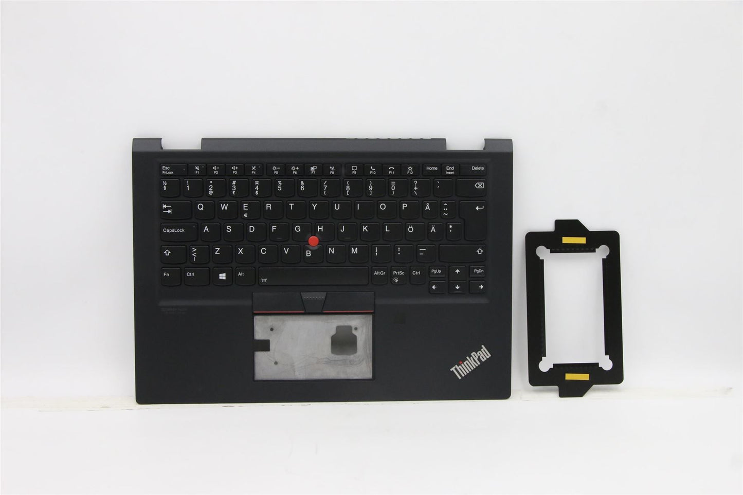 Lenovo Yoga X13 1 Keyboard Palmrest Top Cover Swedish Finnish Black 5M10Y85802