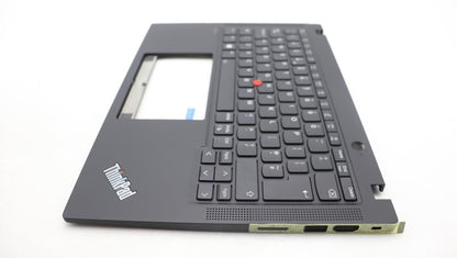 Lenovo ThinkPad X13 Gen 4 Palmrest Cover Keyboard UK Black Backlit 5M11L86077