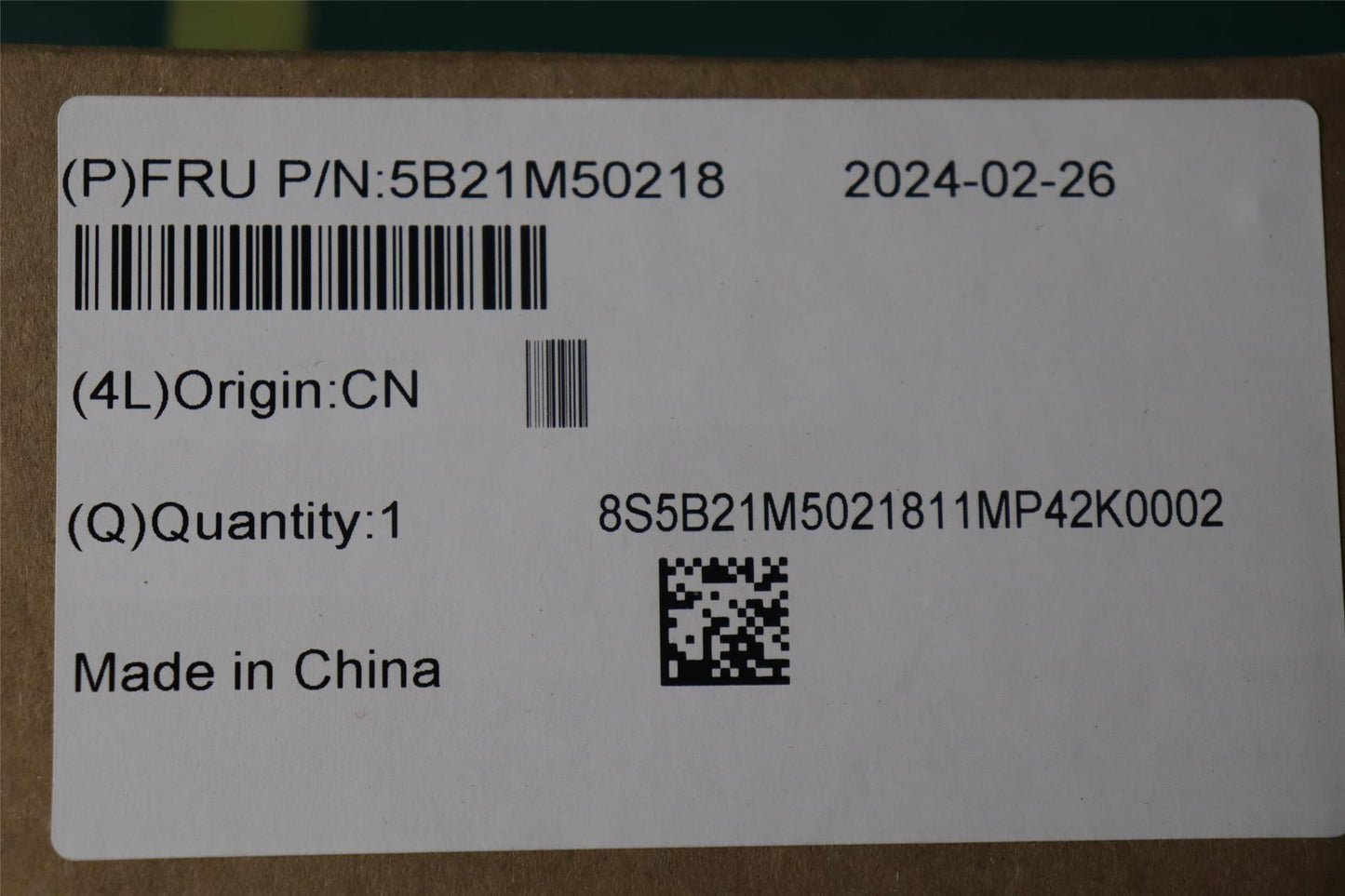 Lenovo MB 83DX R5HPTH RTX3050_6G WINRM 5B21M50218