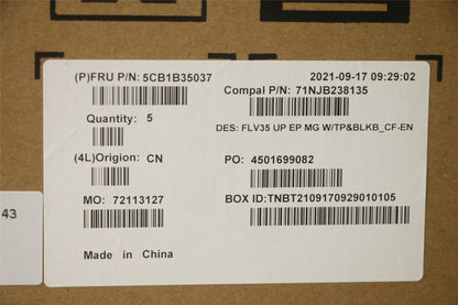 Lenovo UpperCaseASM_FRA/ENG C20VE EPMGBL 5CB1B35037