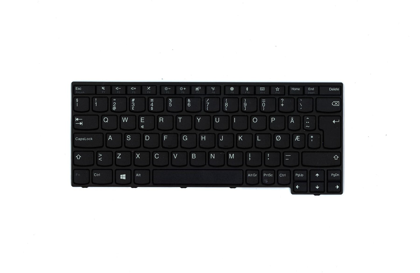 Lenovo Yoga 11e 4th Gen Keyboard Nordic Black 01EP161