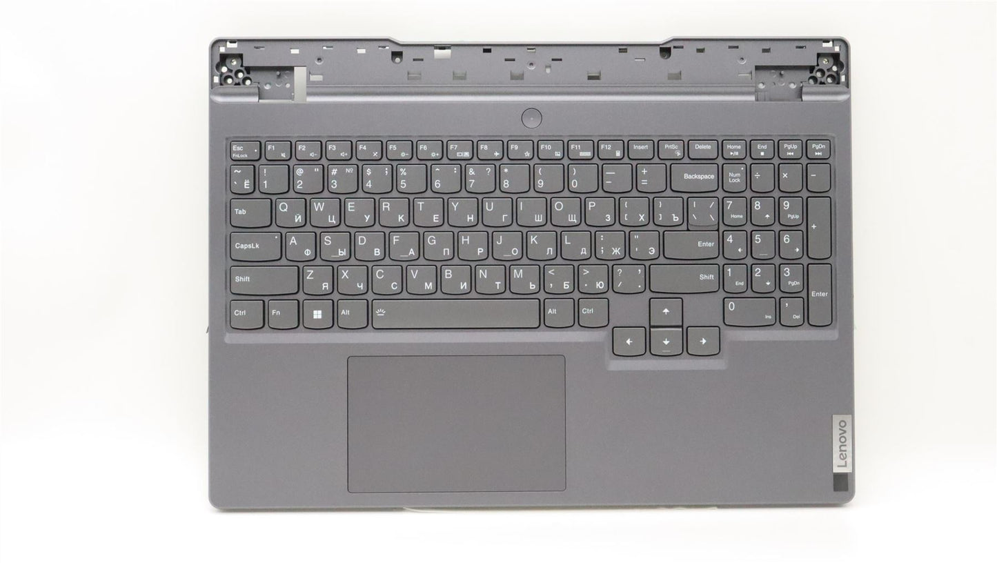 Lenovo 5 15IAH7H Palmrest Cover Touchpad Keyboard Russian Storm Grey 5CB1F39087