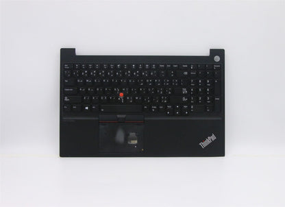 Lenovo ThinkPad E15 Keyboard Palmrest Top Cover Arabic Black Backlit 5M10V16898