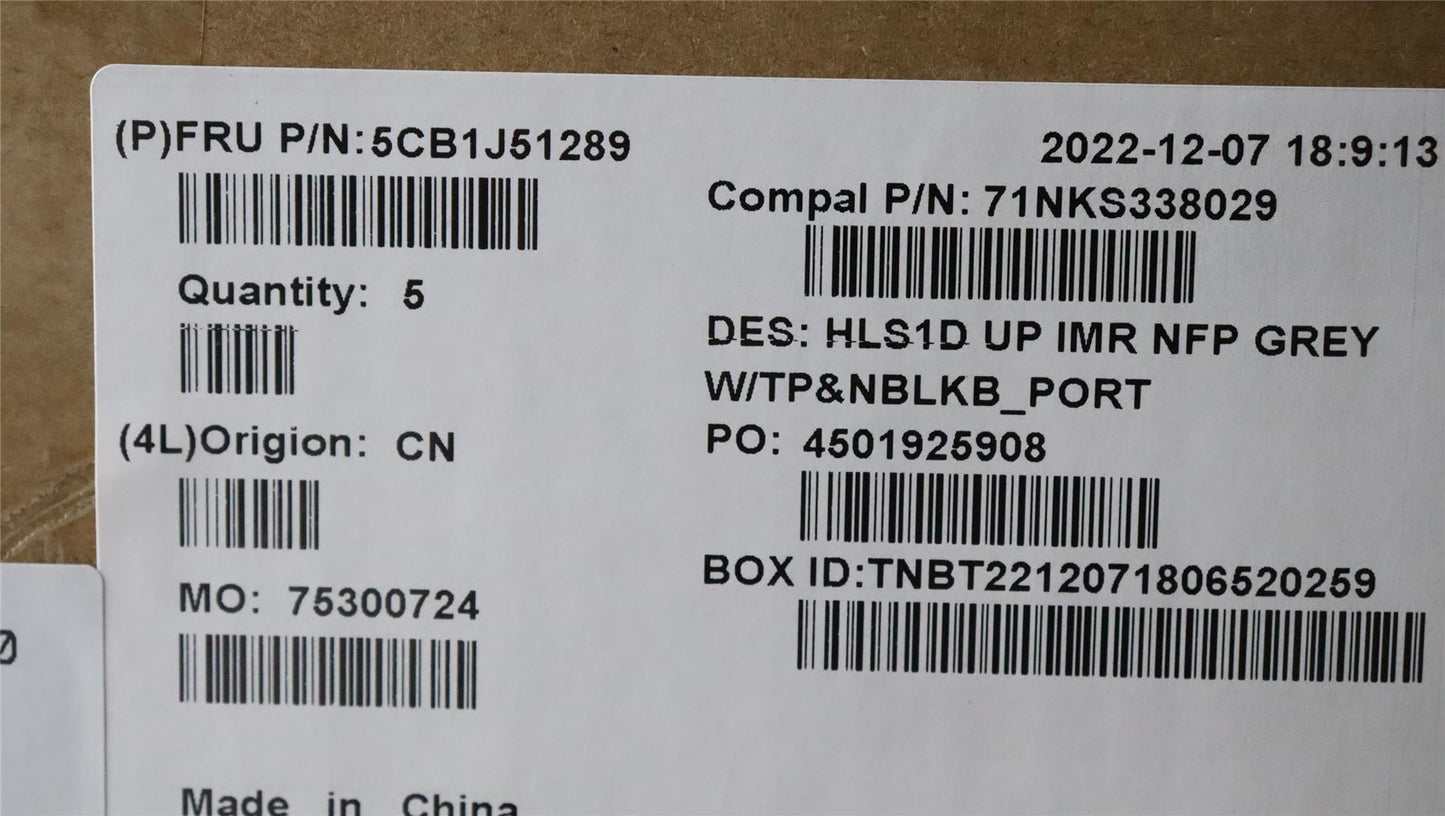 Lenovo IdeaPad 1 15AMN7 Palmrest Touchpad Cover Keyboard Portuguese 5CB1J51289