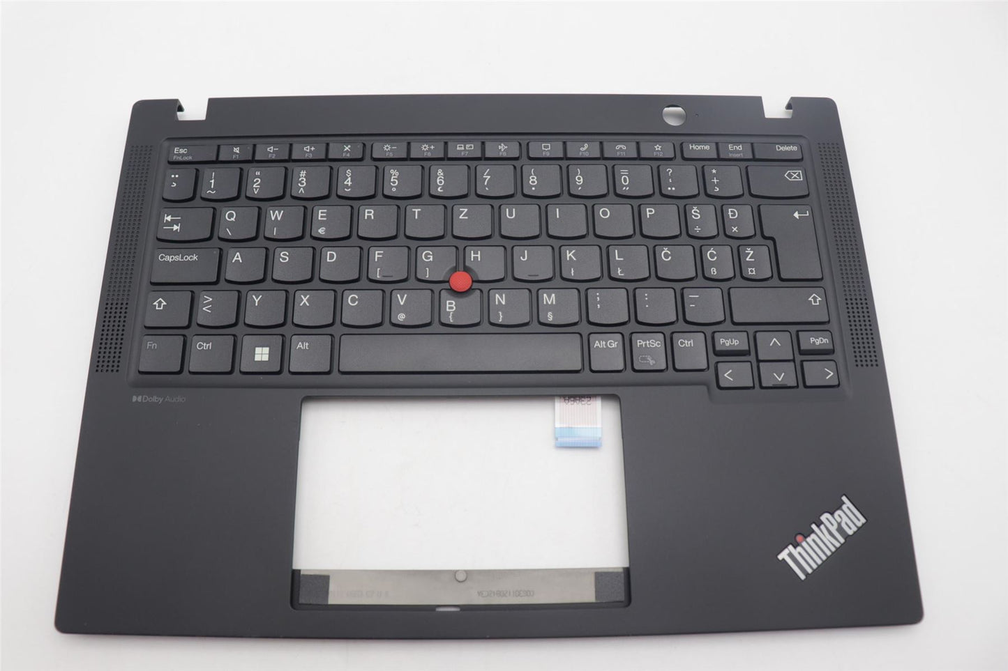 Lenovo ThinkPad X13 Gen 4 Keyboard Palmrest Top Cover Slovenian Black 5M11H94325