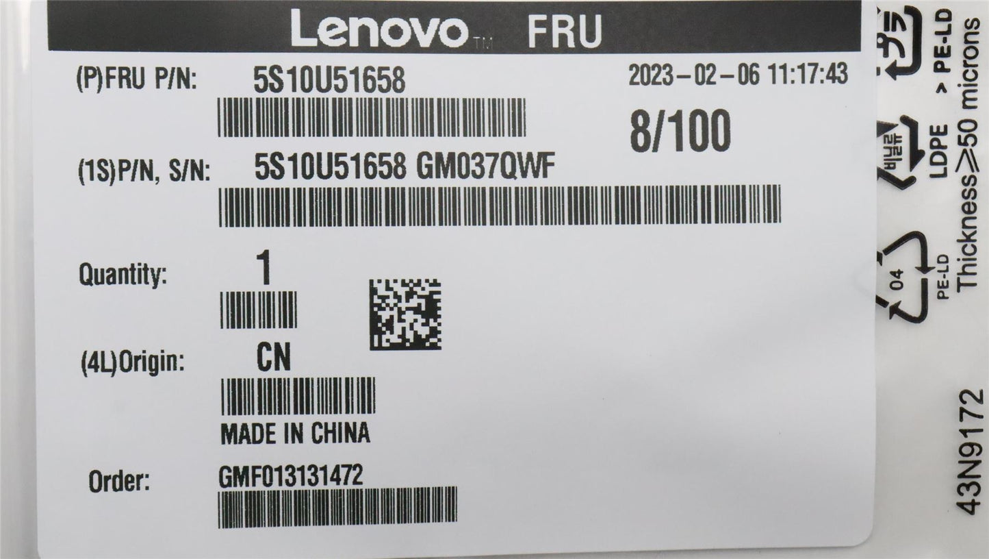 Lenovo SCREW Liquid cooler bkt Step screw T780 5S10U51658