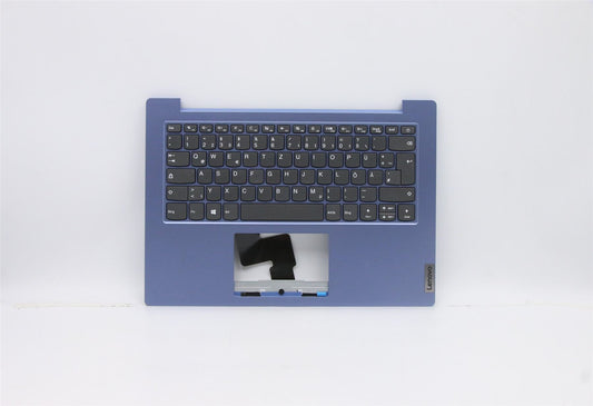 Lenovo IdeaPad 1-14ADA05 Keyboard Palmrest Top Cover German Blue 5CB0Z56777