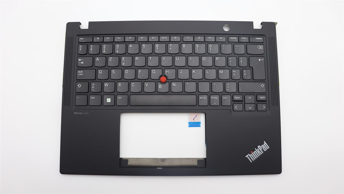 Lenovo ThinkPad X13 Gen 4 Keyboard Palmrest Top Cover Belgian Black 5M11H88965