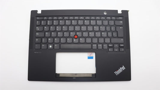 Lenovo ThinkPad X13 Gen 4 Keyboard Palmrest Top Cover Belgian Black 5M11H88965