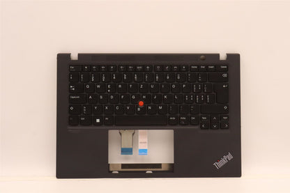Lenovo ThinkPad T14s Gen 2 Palmrest Cover Keyboard Swiss Black 5M11A37145
