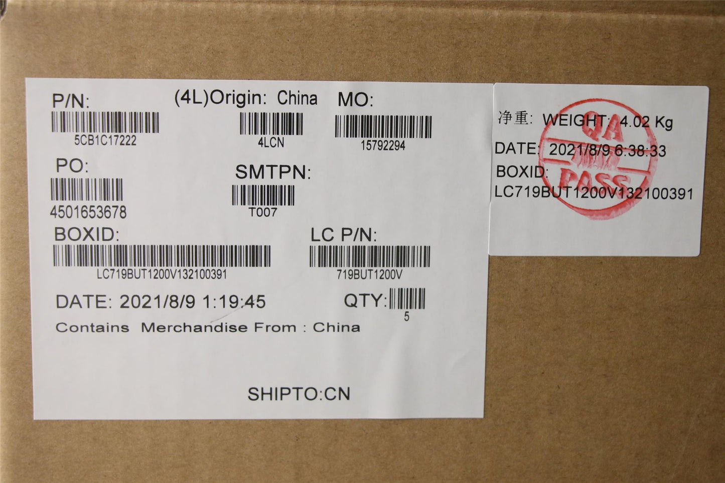Lenovo Upper Case ASM_BEL L81X8 NFPBKDIS 5CB1C17222