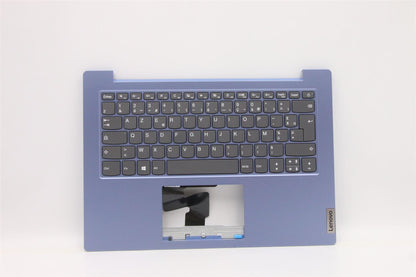 Lenovo IdeaPad 1-14IGL05 Palmrest Cover Keyboard French Blue 5CB0X57006
