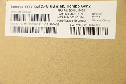 Lenovo KYB_MOUSE WL KM Calliope BK JPN Japanese Keyboard 5KM0U87655