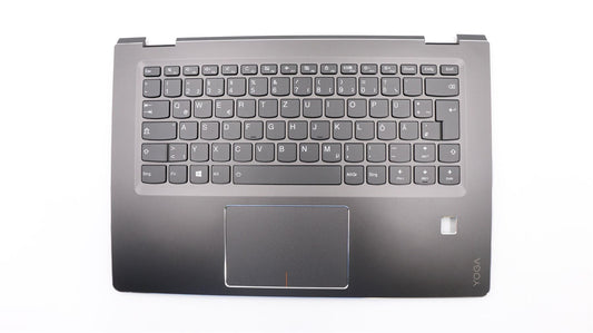 Lenovo Yoga 510-14IKB Palmrest Cover Touchpad Keyboard German Black 5CB0M32849