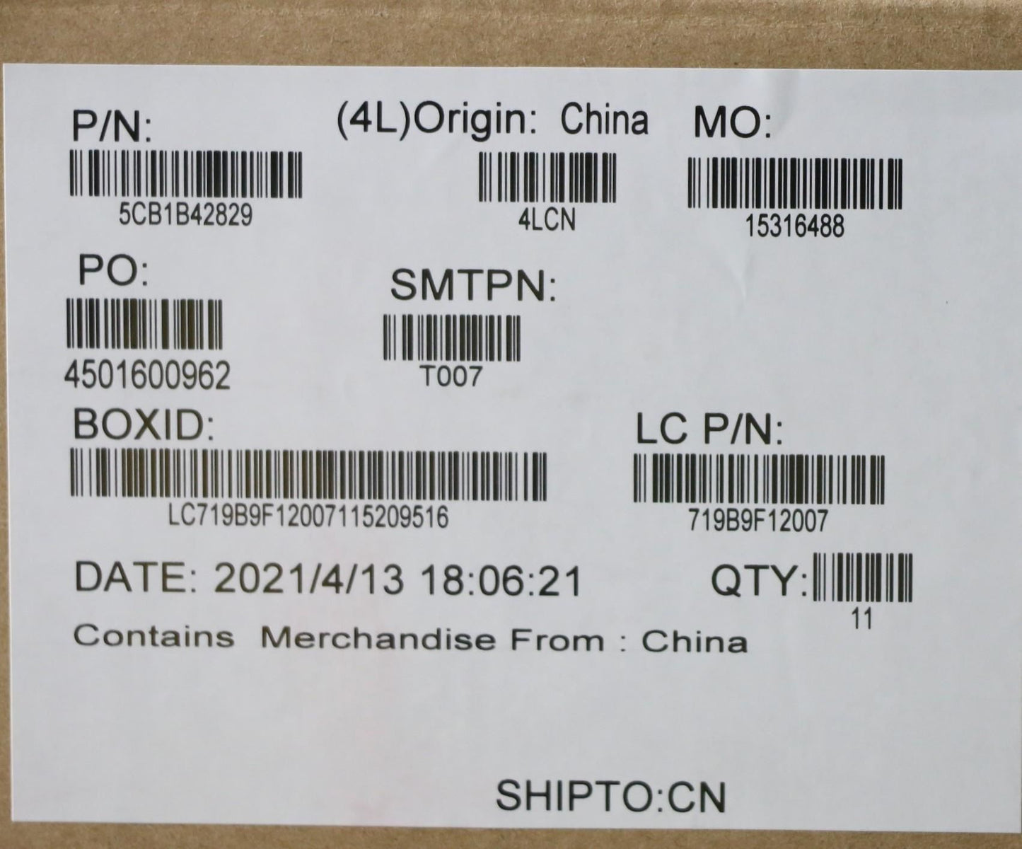 Lenovo Lower Case L 82FG_AB DIS 5CB1B42829