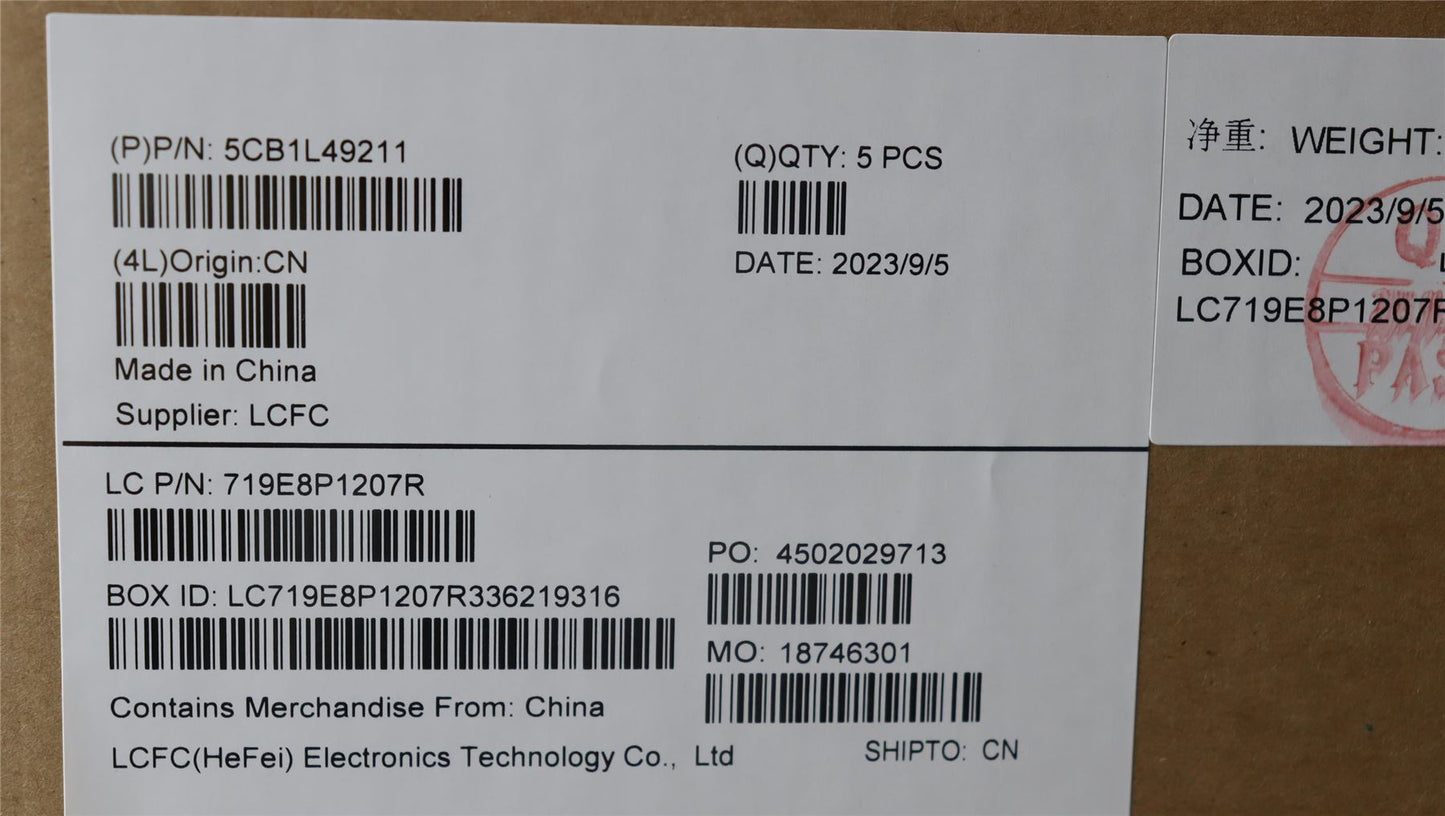 Lenovo IdeaPad 3 14IRU8 Palmrest Cover Touchpad Keyboard Belgian 5CB1L49211