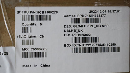 Lenovo UpperCaseASM_UKE C82SD PLCG NFPNBL 5CB1J05278