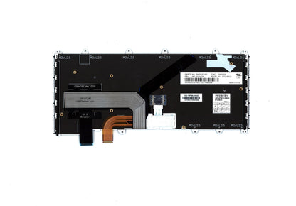 Genuine Lenovo ThinkPad Yoga 370 Keyboard Czech Silver Backlit 01EN435