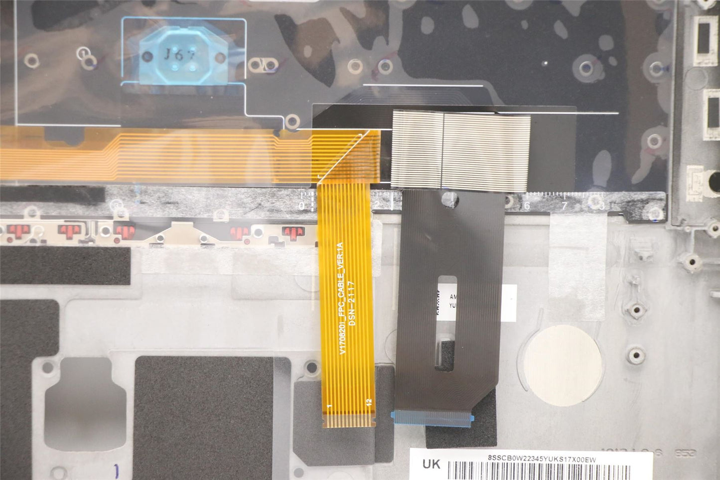 Lenovo MECH_ASM CCov BL KBD CSA UK(LTN)BK 5M10Z41258