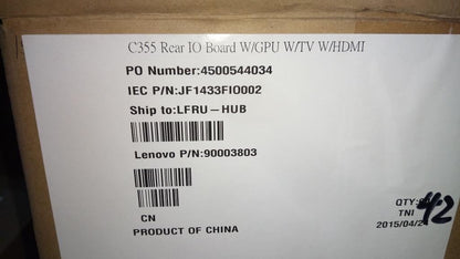 Lenovo C355 Rear W/GPU W/TV W/HDMI I/O HDMI GPU Board 90003803