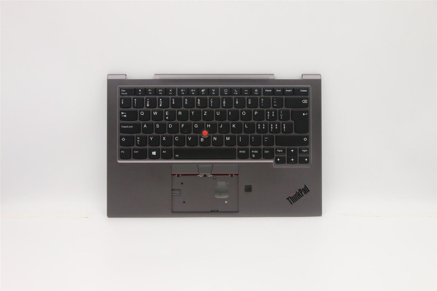 Lenovo Yoga X1 5th Keyboard Palmrest Swiss Iron Grey Backlit 5M10Z37126