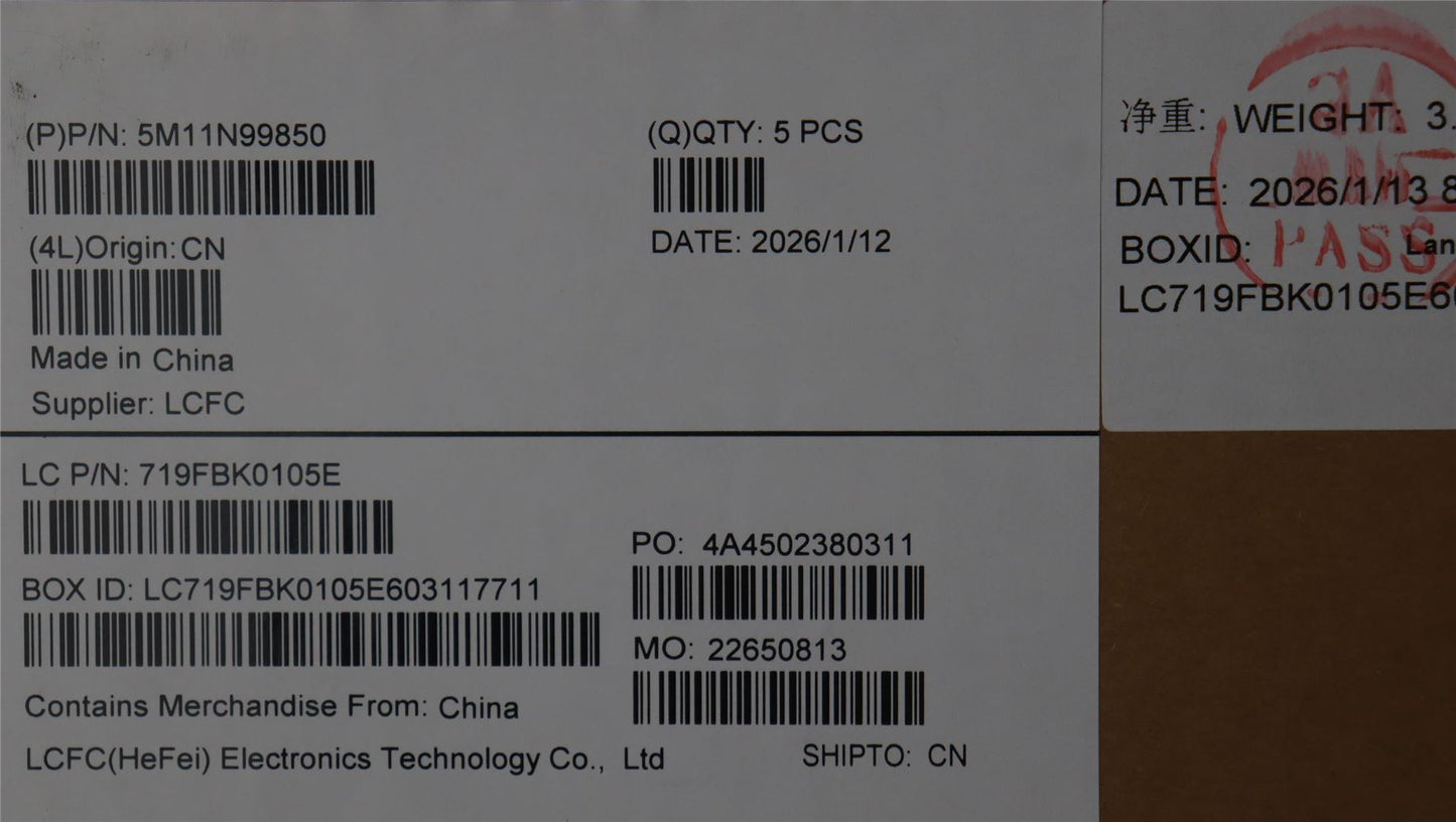Lenovo MECH_ASM FRU KBD CCV BEL BL (PMX) UK BK 5M11N99850