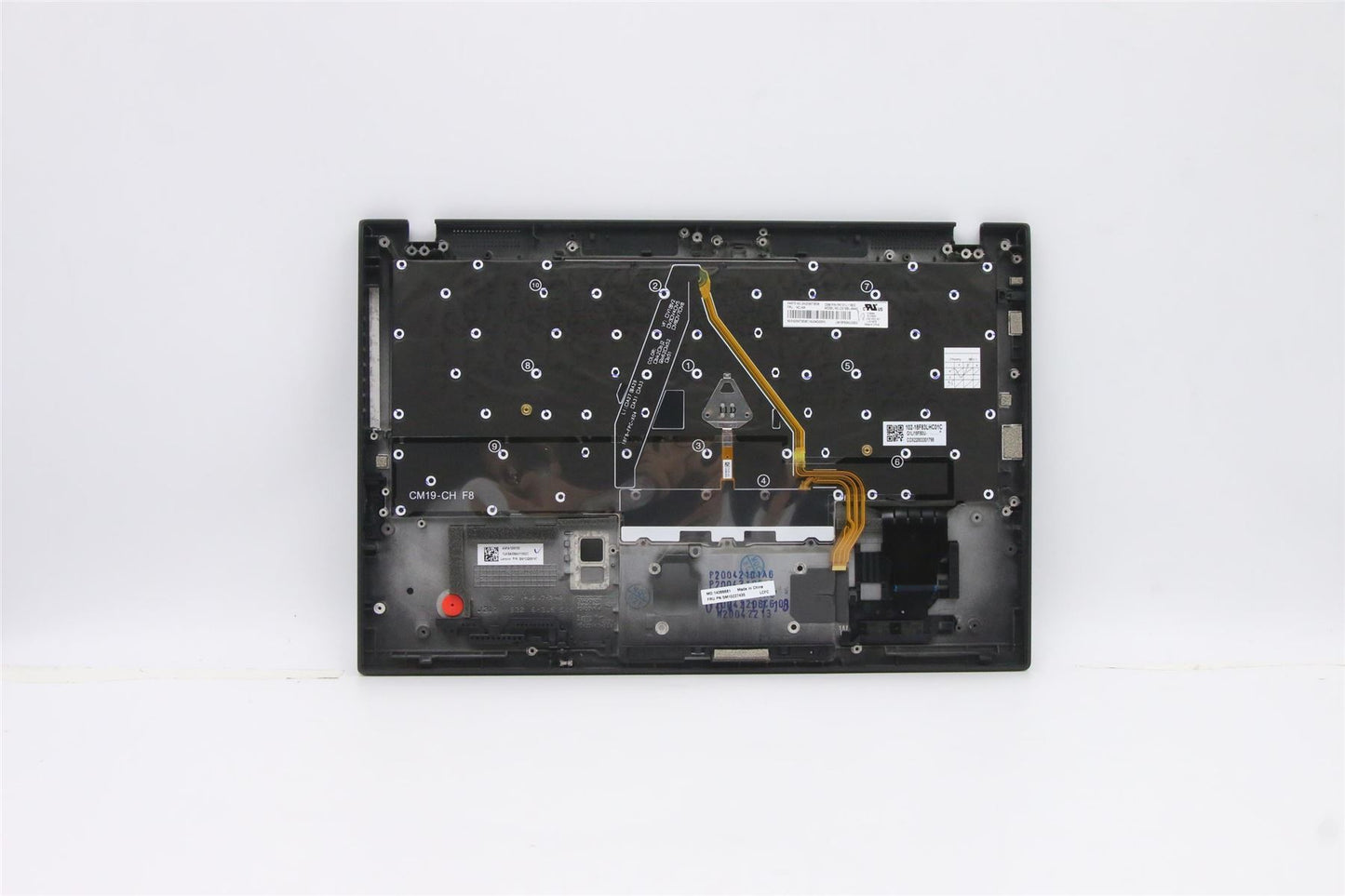 Lenovo ThinkPad X1 8th Gen Keyboard Palmrest Top Cover Arabic 5M10Z27435