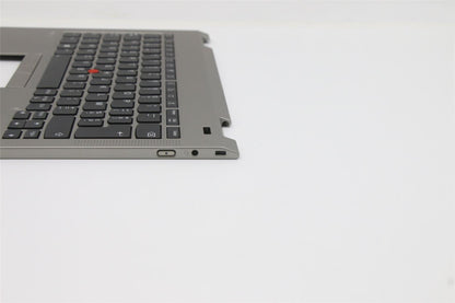 Lenovo ThinkPad X1 Keyboard Palmrest Top Cover Belgian Titanium 5M11B59849