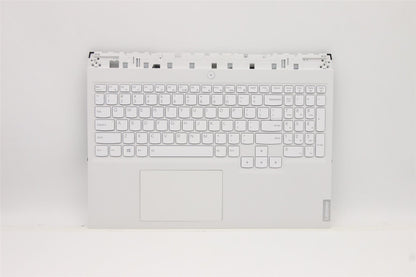 Lenovo Legion 5 Pro-16ACH6H Keyboard Palmrest Top Cover US White 5CB1C14916