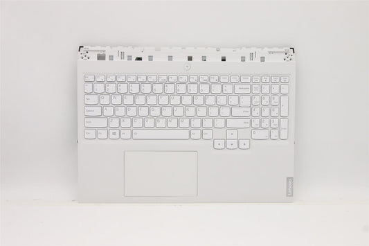 Lenovo Legion 5 Pro-16ACH6H Keyboard Palmrest Top Cover US White 5CB1C14916